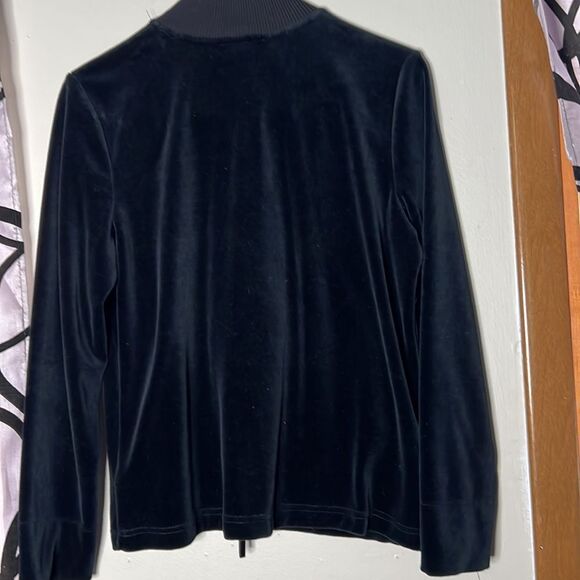 Lauren Ralph Lauren Velour full zip jacket, size medium - Picture 6 of 8